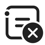 Channel Unfollow SVG Icon